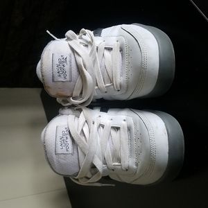 Lakai Trifecta Skate Shoes White Black Gray Leather 9.5